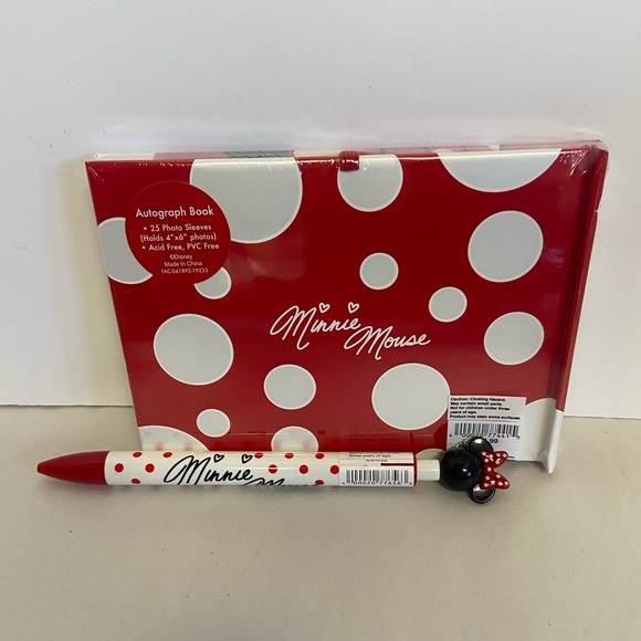 Disney Parks Minnie Mouse Autograph/Photograph Book - Picture 3 of 4